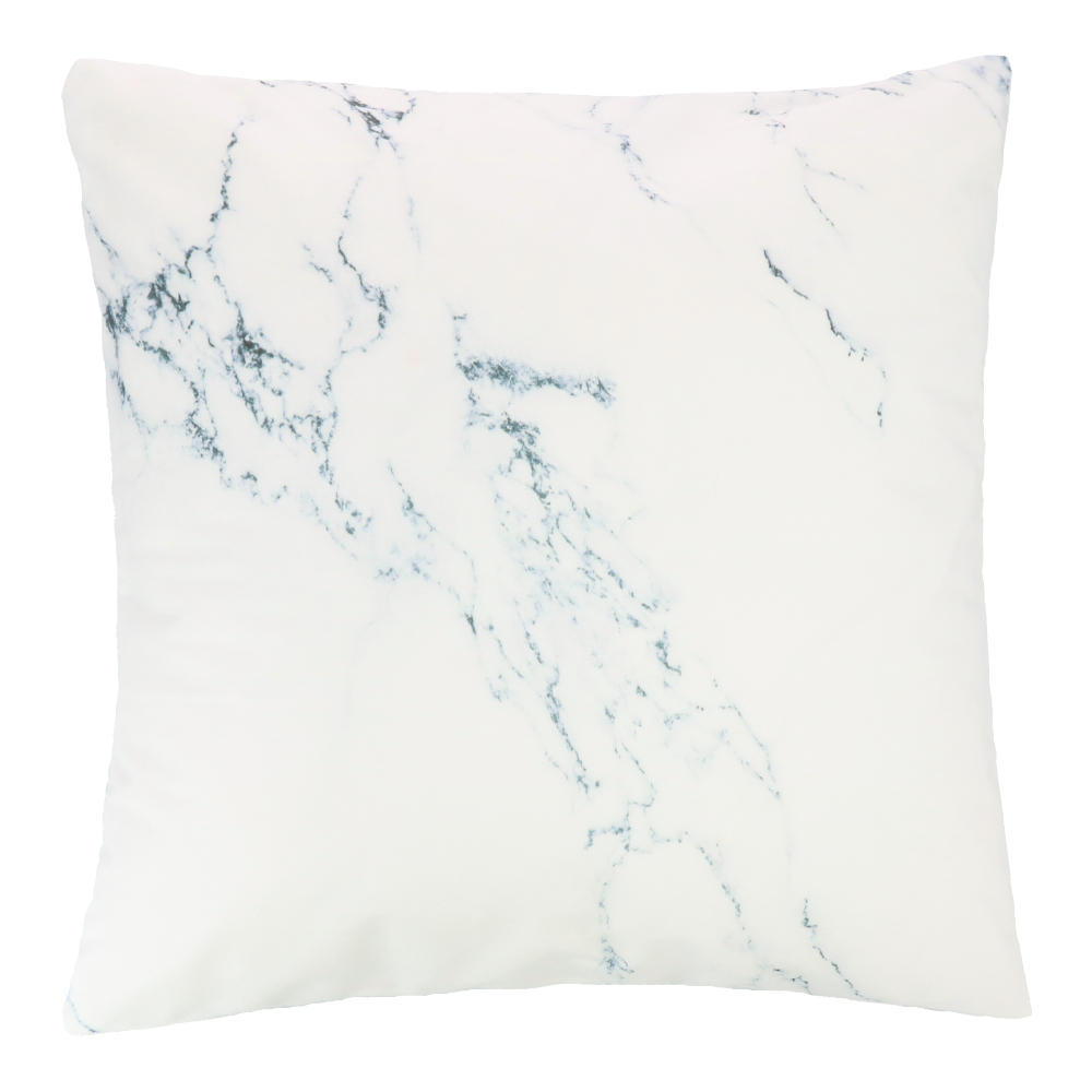 White Marble Cushion Cover